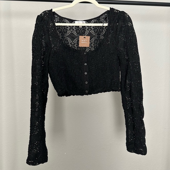 Tops - Lace Crop Top